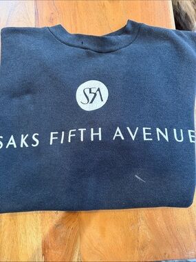Vintage 80s Saks Fifth Avenue Logo Crewneck